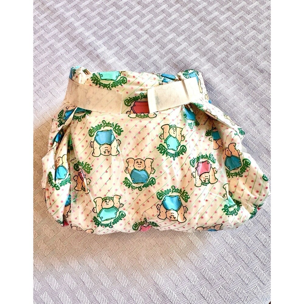 Vintage Cabbage Patch Kids Doll Diaper‎ Accessory 80s Retro Toy Print Pink Blue